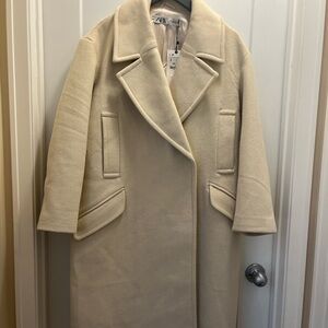 Zara Cream Women's Coat